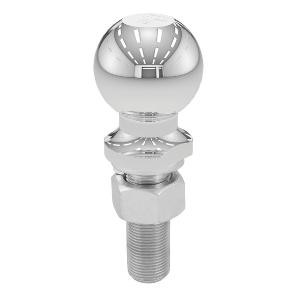 CURT 2-5/16" Trailer Ball (1" x 3" Shank, 6,000 lbs., Chrome) Trailer Hitch Ball - CURT