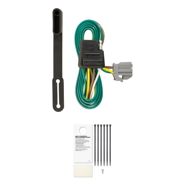 CURT Custom 4-Flat, Select Chevrolet Equinox, GMC Terrain, OEM Tow Package Required Trailer Connector Kit - CURT