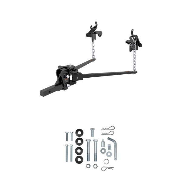 CURT (8K - 10K lbs., 30-5/8" Bars)  Long Trunnion Bar Weight Distribution Hitch - CURT