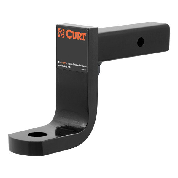 CURT Class 4 Ball Mount (2" Shank, 12,000 lbss., 6" Drop, 9-3/8" Long) Trailer Hitch Ball Mount - CURT