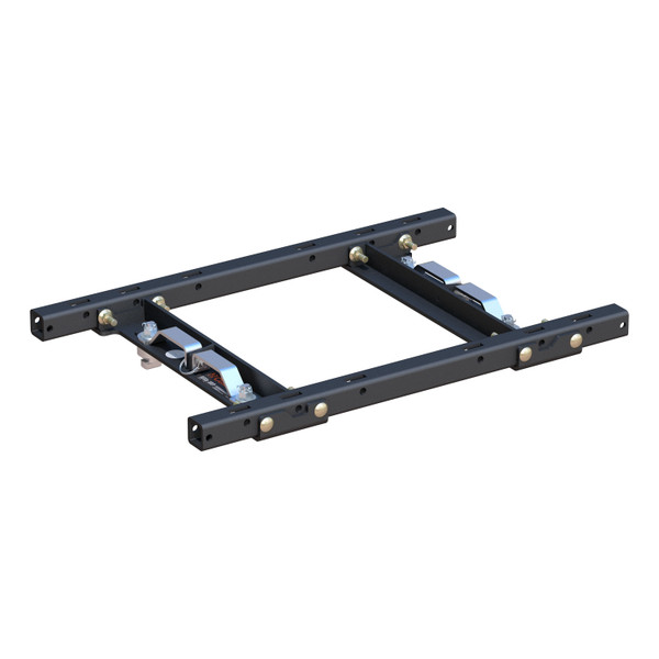 CURT Puck System 5th Wheel Adapter with Rails, Select Chevy, Ford, GMC, 25K Fifth Wheel Trailer Hitch Mount Leg - CURT
