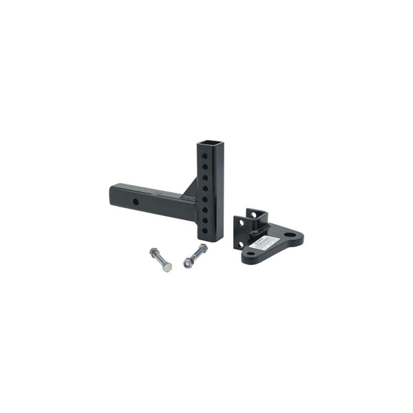 Draw-tite Adjustable Trailer Hitch Ball Mount, Fits 2 in. Receiver, 5.25 in. Drop, 6,000 lbs. Capacity Black - Draw-tite