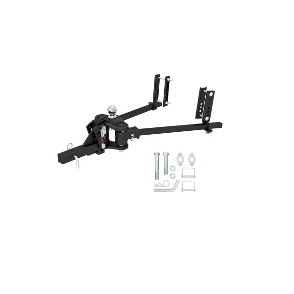 CURT 8-10K TruTrack 4P Weight Distribution Hitch with 4x Sway Control - CURT