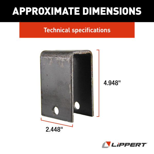 Lippert Axle Hanger - 4.17" 106185L