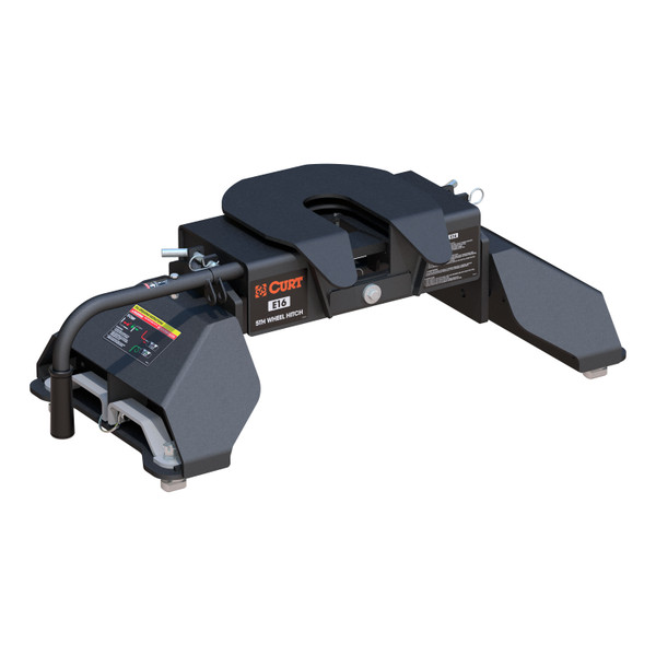 CURT 16K, E16 5th Wheel Hitch, Select Ford F-250, F-350, F-450, 8' Bed Puck System  - CURT