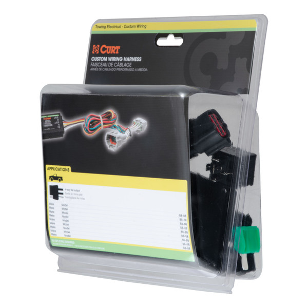 CURT Custom 7-Way RV Blade, Select Pathfinder, QX60, OEM Tow Package Required Trailer Connector Kit