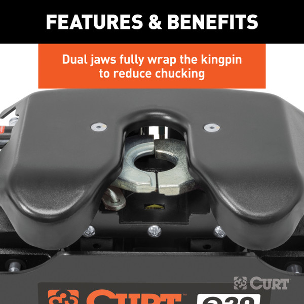 20K Puck System 11-23 Ford F250/ 350/ 450 (Super Duty)20K, Q20 CURT  5th Wheel Hitch 8' Bed Puck System