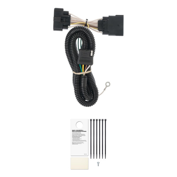 CURT Custom Wiring Harness, 4-Way Flat Output, Select Ford Explorer Trailer Connector Kit - CURT