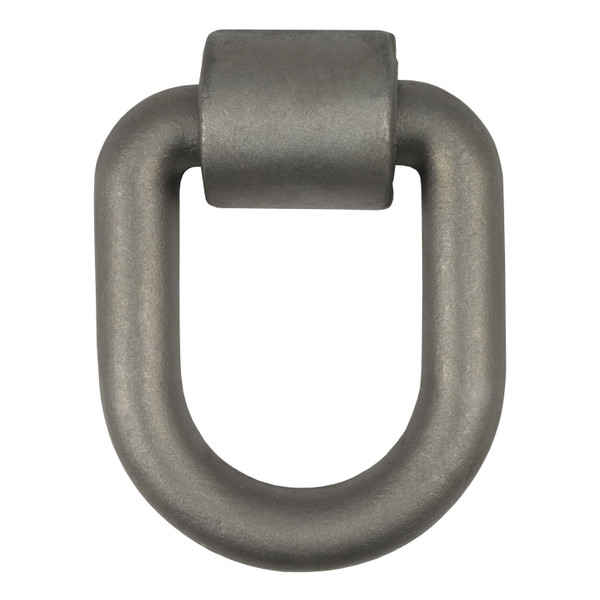 CURT 3" x 4" Weld-On Tie-Down D-Ring (15,587 lbs, Raw Steel) Tow Ring - CURT