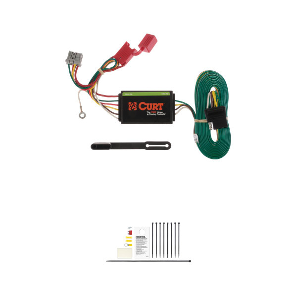 CURT Custom 4-Flat, Select Honda Odyssey, OEM Tow Package Required Trailer Connector Kit - CURT