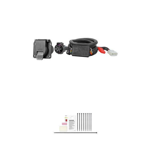CURT Custom 7-Way RV Blade, Select Honda Pilot, Passport, OEM Tow Package Required Trailer Connector Kit - CURT
