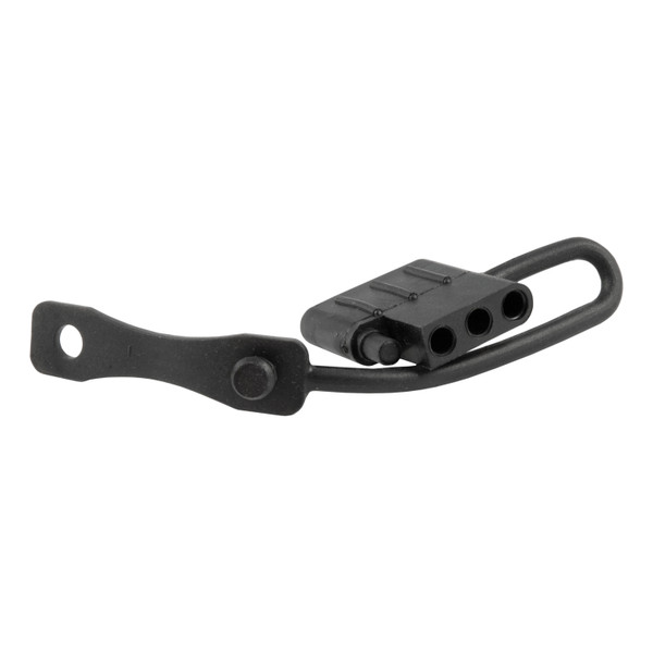 CURT 4-Way Flat Connector Dust Cover (Trailer Side) Trailer Connector Kit - CURT