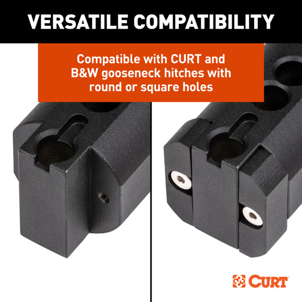 CURT RockerBall 2-5/16" Cushion Hitch Gooseneck Ball Trailer Hitch Ball