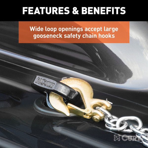 CURT OEM Puck System 2-5/16" Gooseneck Kit, Ram (38K) Gooseneck Trailer Hitch