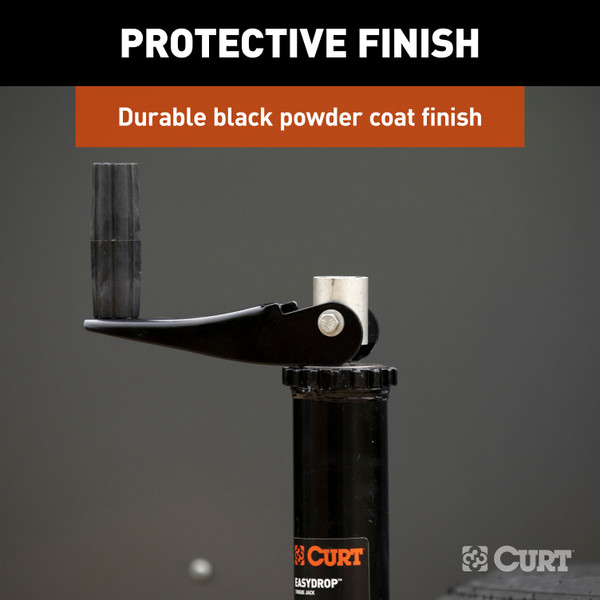 Lippert Lippert Quick Drop Drill-Operated Tongue Jack, 2,000 lbs, 14" Travel 733926