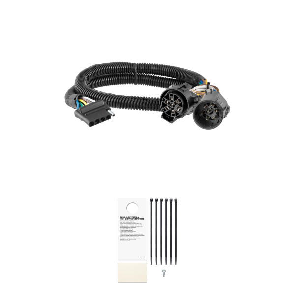 CURT Replacement OE 5-Way Flat Socket (T's into USCAR) Trailer Connector Kit - CURT