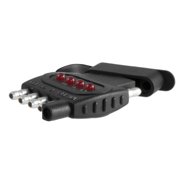 CURT 5-Way Flat Connector Tester Trailer Wire Tester - CURT