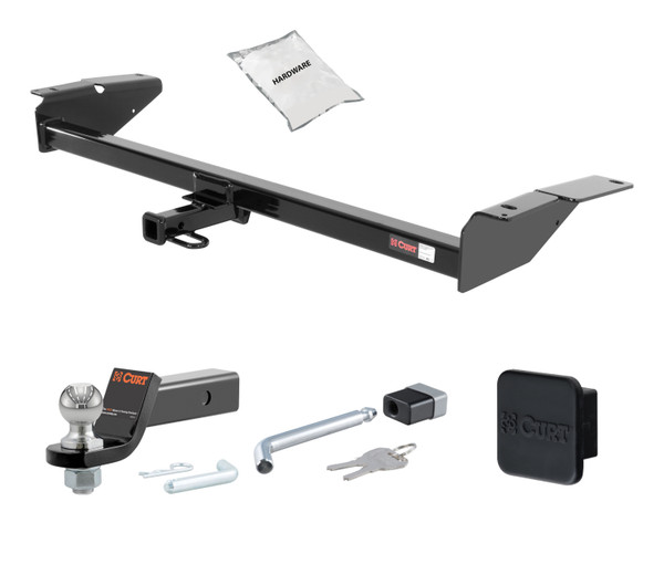 79 - 86 Ford LTD Wagon 1.25in. CURT Trailer Hitch + Ball Mount + Cover + Lock Kit by CURT HWA956 - CURT