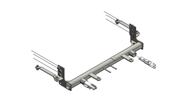 BlueOx Tow Bar Base Plate, Front Mount, RV Flat Towing for Select, CADILLAC SRX