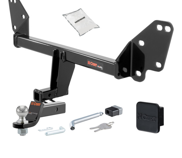 14 - 19 Cadillac CTS Sedan 1.25in. CURT Trailer Hitch + Ball Mount + Cover + Lock Kit by CURT HWA221 - CURT