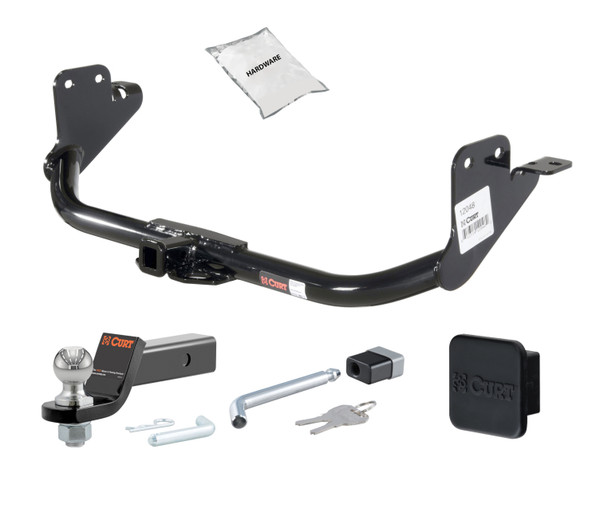 11 - 24 Mitsubishi Outlander Sport -- 1.25in. CURT Trailer Hitch + Ball Mount + Cover + Lock Kit by CURT HWA1994 - CURT