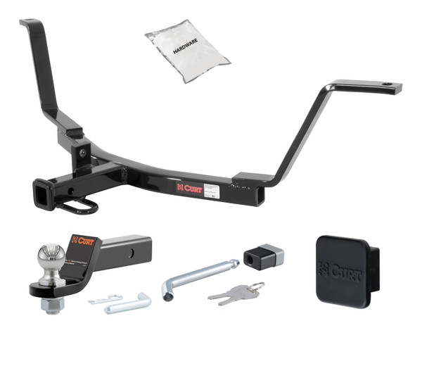 12 - 16 HONDA CR-V -- 1.25in. CURT Trailer Hitch + Ball Mount + Cover + Lock Kit by CURT HWA1352 - CURT
