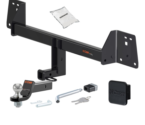 18 - 22 Toyota C-HR -- 1.25in. CURT Trailer Hitch + Ball Mount + Cover + Lock Kit by CURT HWA2360 - CURT