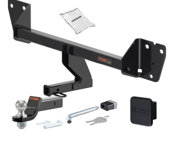 20 - 24 Buick Encore GX Excluding hands free liftgate 1.25in. CURT Trailer Hitch + Ball Mount + Cover + Lock Kit by CURT HWA189 - CURT