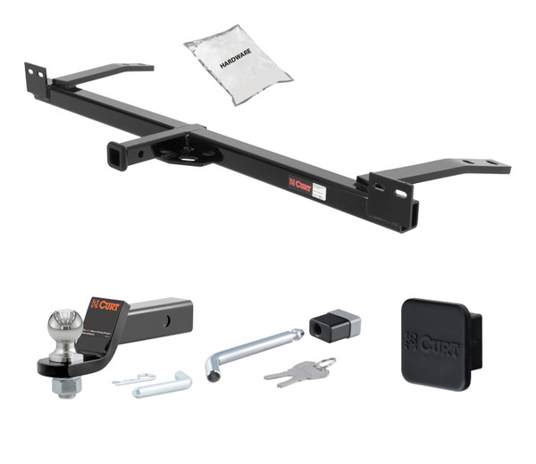 77 - 85 Buick LeSabre Sedan 1.25in. CURT Trailer Hitch + Ball Mount + Cover + Lock Kit by CURT HWA200 - CURT