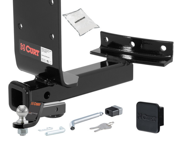 96 - 99 Infiniti I30  -- 1.25in. CURT Trailer Hitch + Ball Mount + Cover + Lock Kit by CURT HWA1480 - CURT