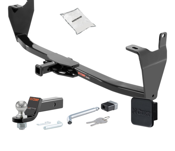 15 - 23 JEEP Renegade -- 1.25in. CURT Trailer Hitch + Ball Mount + Cover + Lock Kit by CURT HWA1571 - CURT