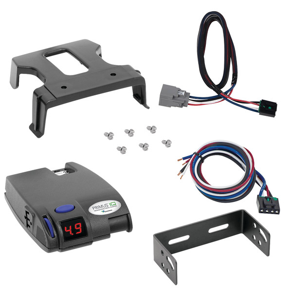 2018-2025 Jeep Wrangler JL (New Body Style) Primus IQ, Proportional Brake Controller for Trailers with 1?3 Axles, Gray 90160 - Tekonsha