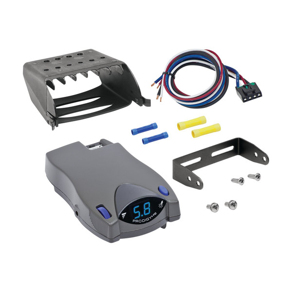 2016-2025 Toyota Tacoma Prodigy P2 Proportional Brake Controller for Trailers with 1?4 Axles, Gray 90885