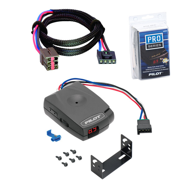 2000-2002 Ford E-450 Econoline Super Duty Stripped Tekonsha Pilot Trailer Time Delay Brake Controller for Trailers with 1 to 3 Axles 80550 - Tekonsha