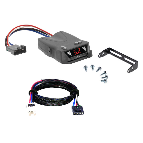 2013-2021 Nissan NV3500 Tekonsha Brakeman IV Time Delay Brake Controller for Trailers with 1 to 4 Axles Black 8507120 - Tekonsha