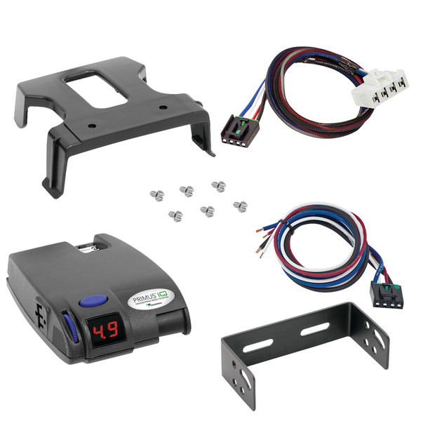 2007-2009 Chrysler Aspen Tekonsha Primus IQ Proportional Brake Controller for Trailers with 1 to 3 Axles Gray 90160 - Tekonsha