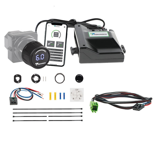 2012-2021 Mercedes-Benz Sprinter 2500 Tekonsha Prodigy iD Smart Phone Configured Brake Controller for Trailers with 1 to 4 Axles Black 90920 - Tekonsha