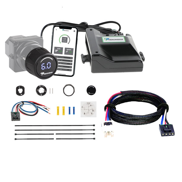 2013-2021 Nissan NV3500 Tekonsha Prodigy iD Smart Phone Configured Brake Controller for Trailers with 1 to 4 Axles Black 90920 - Tekonsha