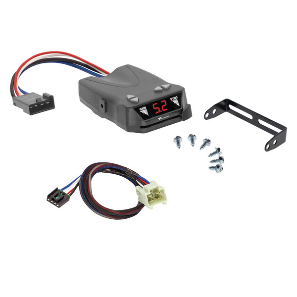 2009-2011 KIA Borrego Tekonsha Brakeman IV Time Delay Brake Controller for Trailers with 1 to 4 Axles Black 8507120 - Tekonsha