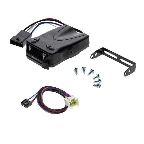 2009-2011 KIA Borrego Reese Towpower Brakeman IV Time Delay Brake Controller for Trailers with 1 to 4 Axles Black 8507111 - Reese Towpower