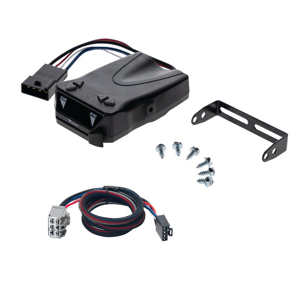 2017-2017 GMC Acadia Limited Reese Towpower Brakeman IV Time Delay Brake Controller for Trailers with 1 to 4 Axles Black 8507111 - Reese Towpower