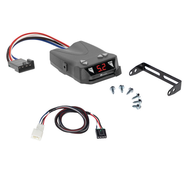 2019-2023 Subaru Ascent Tekonsha Brakeman IV Time Delay Brake Controller for Trailers with 1 to 4 Axles Black 8507120 - Tekonsha