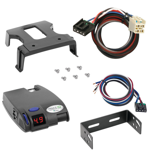 2014-2018 Chevrolet Silverado 1500 Tekonsha Primus IQ Proportional Brake Controller for Trailers with 1 to 3 Axles Gray 90160 - Tekonsha