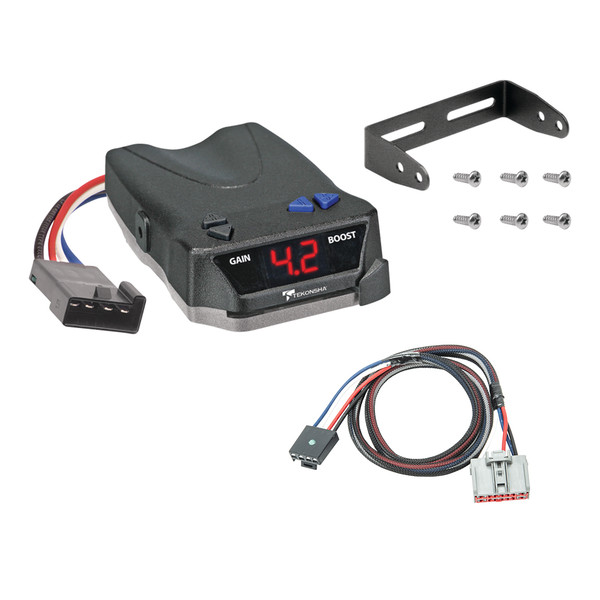 2019-2026 GMC Sierra 1500 BRAKE?EVN Proportional Brake Controller for Trailers with 1?4 Axles, Black 8508220 - Tekonsha