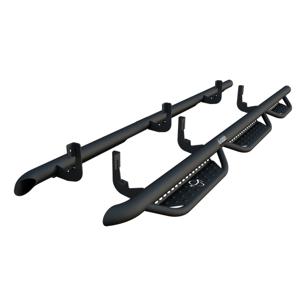 Ranch Hand Midnight Carbide Black Steel Running Steps, Fits Select Chevrolet Silverado, GMC Sierra 2500, 3500 HD - MRSC191C6B6S - Ranch Hand