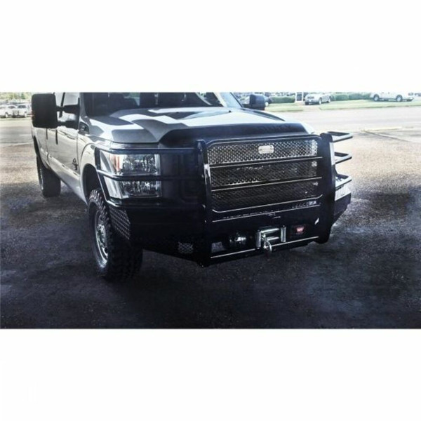 Ranch Hand FBF115BLR Sport Winch-Ready Front Bumper with Grille Guard