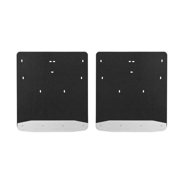 LUVERNE Rear Dually 20" x 23" Rubber Mud Guards, Select Ford F-350, F-450 (2 Flaps) 251124 - Luverne