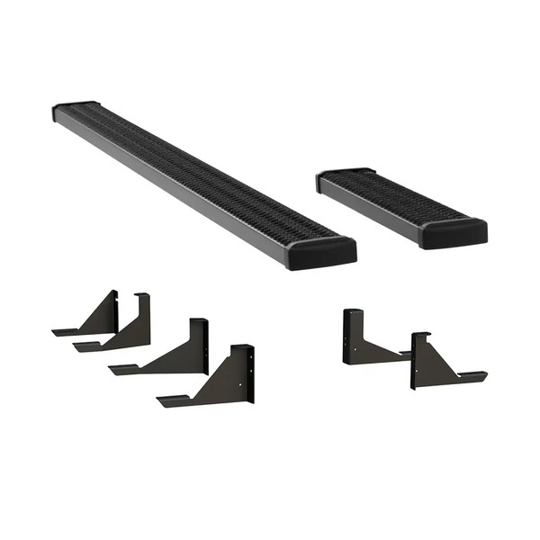 LUVERNE Grip Step 7" x 36", 110" Black Aluminum Running Boards, Select Express, Savana 415110-401347 - Luverne