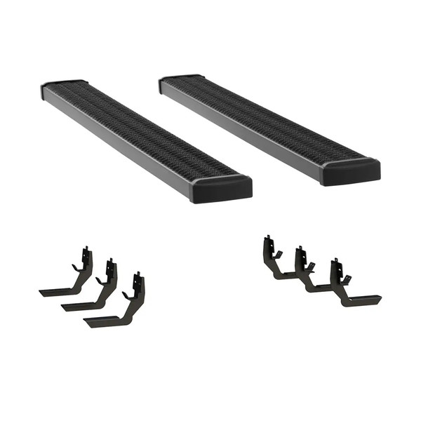LUVERNE Grip Step 7" x 78" Black Aluminum Running Boards, Select Dodge, Ram 1500 415078-401632 - Luverne