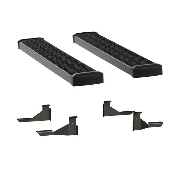 LUVERNE Grip Step 7" x 54" Black Aluminum Running Boards, Select Silverado, Sierra 415054-401111 - Luverne